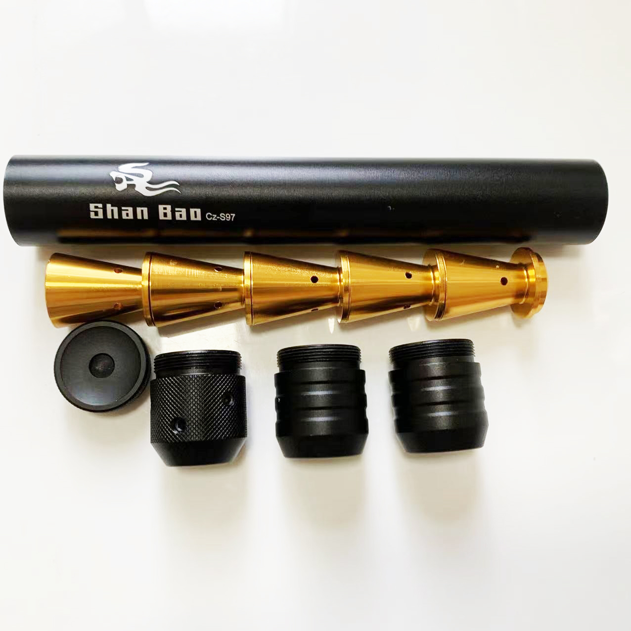 

Shan bao 24cm for Napa-4003-WIX-24003 car fuel filter for Napa 4003/ WIX 24003 pipe 16mm black aluminum alloy, Green