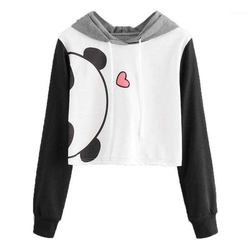 

Winter Ladies Fashion Imitation Cotton Hoodie Loose Panda Print Top Animal Long-sleeved Hooded Casual Shirt F04* Women' Hoodies & Sweatshir, As photo