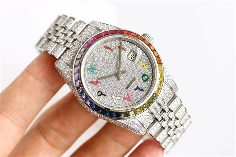 

luxury mens watches 4130 movement watches for men 3255 montre de luxe watch Mosang stone moissanite diamond watchs wristwatch Mechanical automatic 904L x3, Screwdriver 1.2mm [one]