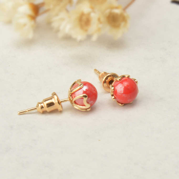

High imitation Shell Bead Earrings temperament silver jewelry still double-sided pearl earrings VIP 04