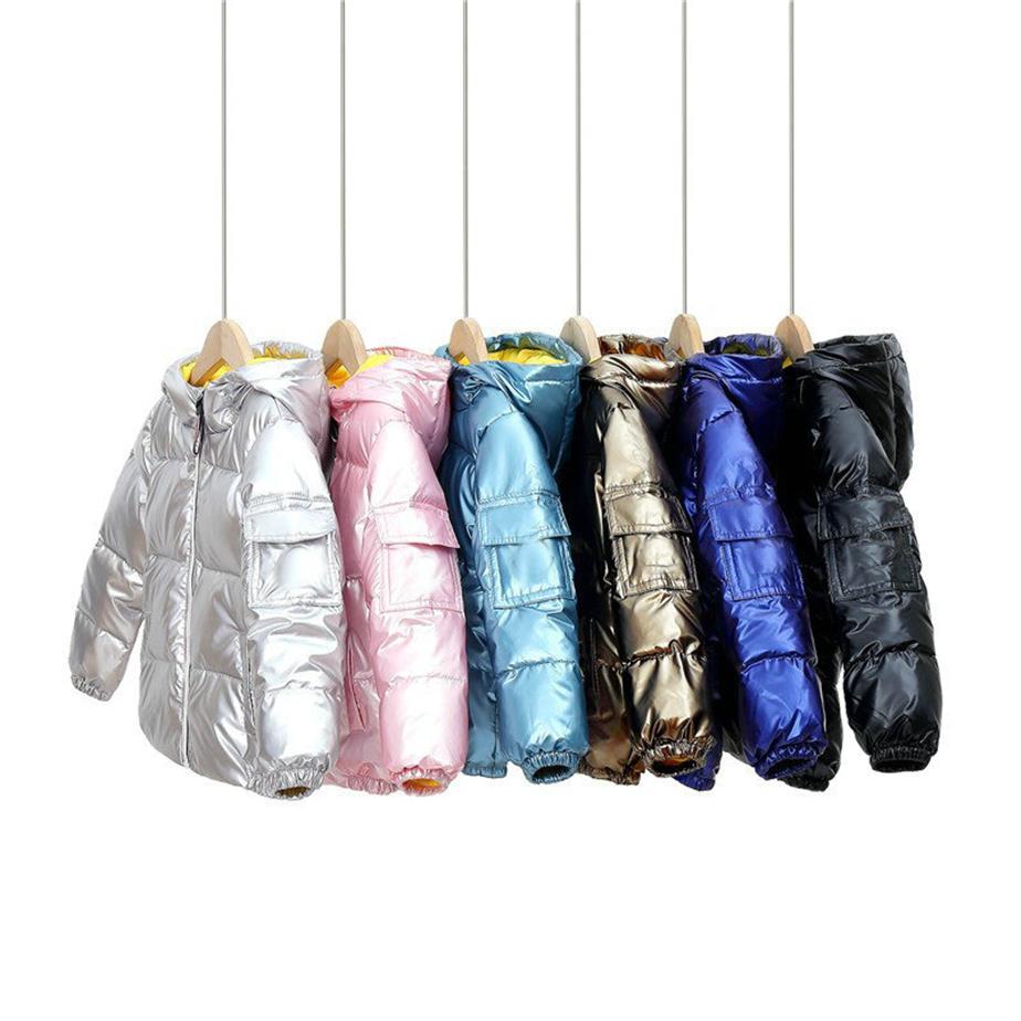 

2-14Y Boy girls bright hooded White duck down coat winter children Wadded Jackets baby boys girls casual outwear jacket kids desig2960, Dust bag;pls pay the different