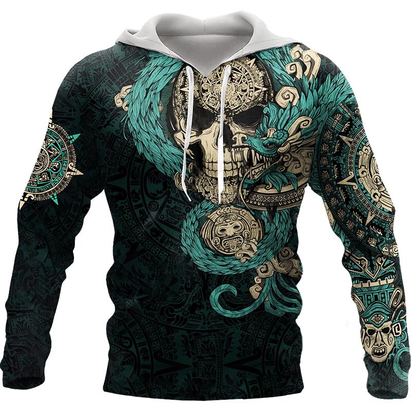 

Men' Hoodies & Sweatshirts Wolf Tattoo 3D Printed Men' Hoodie Sweatshirt Pullover Long Sleeve Spring And Autumn Casual Hooded Tracksui, Djv