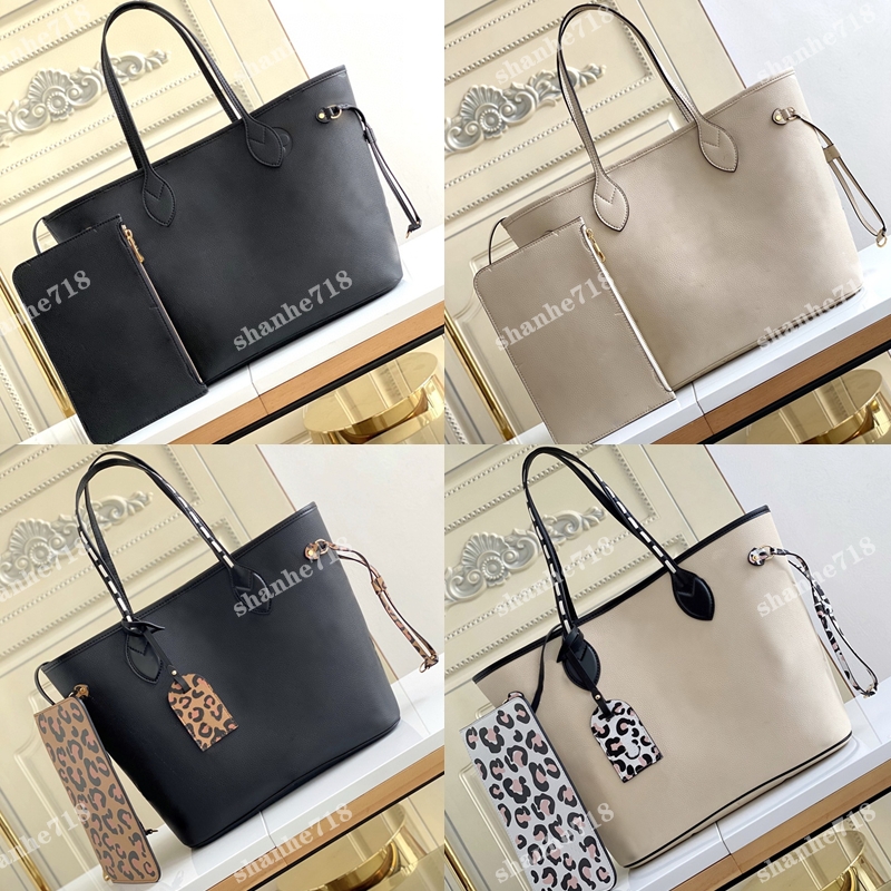 

Black Emboss Onthego 2pcs Shopping Totes Designer Luxury Lady Handbags Shoulder Crossbody Bags with Coin Purses Women Fashion Messenger Bag, Bubble paper package