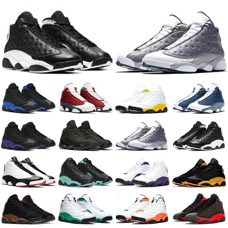 

Jordons Jumpman 13s Men Women Basketball Shoes 13 Obsidian University Gold Flint Hyper Royal Atmosphere Grey Starfish Playoffs Trainers Sport Chaussures, Olive