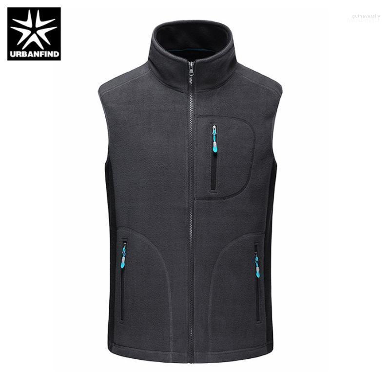 

Men's Autumn Winter Fleece Softshell Vests Warm Waistcoat Mens Casual Sleeveless Outwear Jacket Male Brand Clothing Guin22, Blue