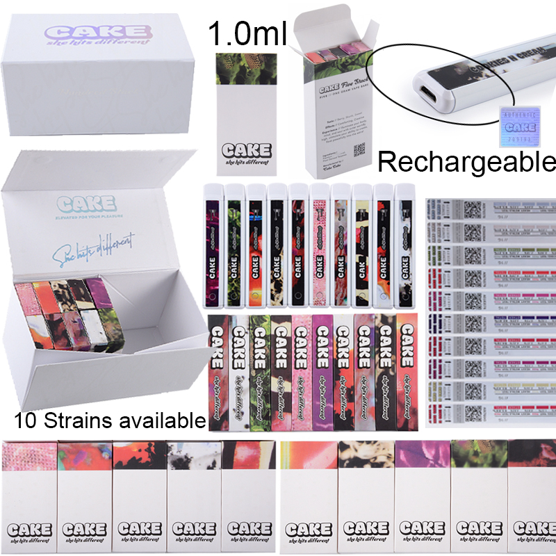 

Cake She Hits Different Sause Bar Disposable Vape Pen Rechargeable 280mAh Battery Empty 1.0ml Start Kits Electronic Cigarettes Device Pods