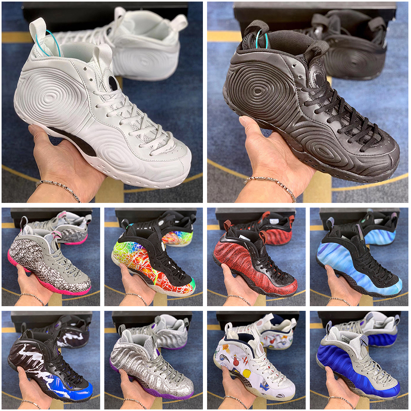 

Foam posite Pro Sports Basketball Shoes Penny Hardaway Plus Black White Mens Abalone CNY Floral Fleece Habanero Red Sequoia Designer Sneakers, A34 40-47
