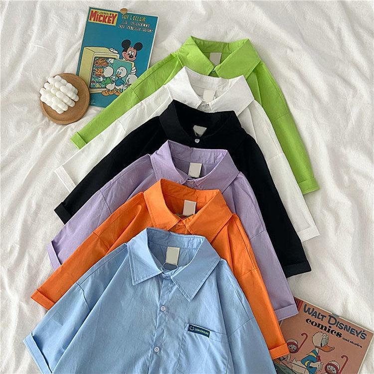 

Women's Blouses & Shirts Women Shirt Blouse Short-Sleeved Women's Summer Loose Top Blusas MujerWomen's, 9417-7