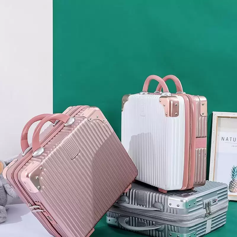 

14/16/17Inch Suitcase With Code Lock Laptop Case Ladies Cosmetic Handbag High-quality Small Storage Case For Short Trips Other Bags), Luggage & Accessories tote aluminum