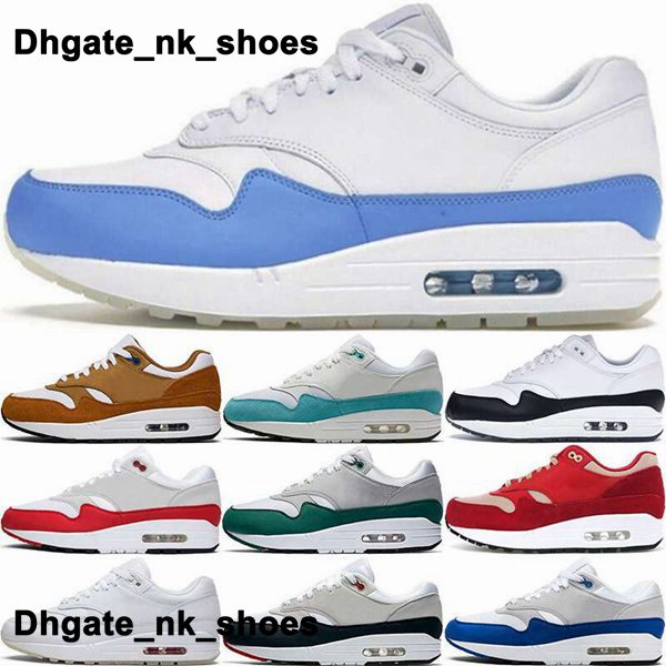 

Max Trainers Mens Sneakers Air Shoes Casual Runnings AirMax1 87 1 Size 13 Us 12 46 Eur 47 US13 Us12 One Women Zapatillas White High Quality Chaussures Tennis Golden Gym, 11