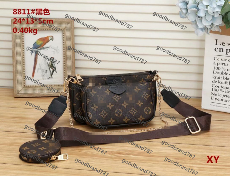 

Luxury Designer Cross Body Bag Shoulder Handbags Women Crossbody Purses 3 Piece Sets Leather Chain Bags GGS YSLs LVs louiseity Viutonity GB8811, Customize