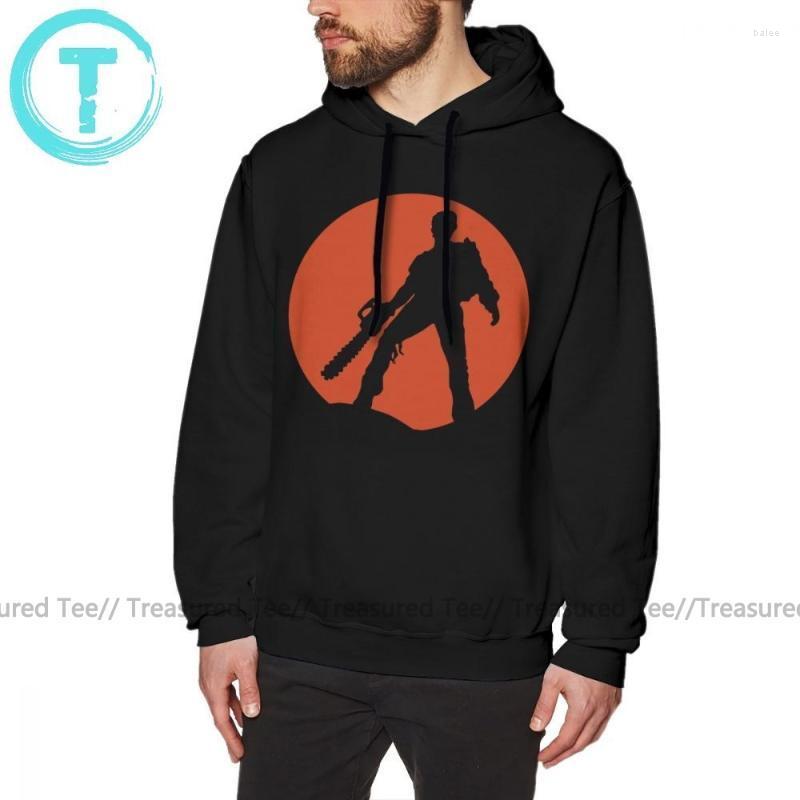 

Men' Hoodies & Sweatshirts Evil Dead Hoodie Ash Vs The Oversized Men Pullover Long Length Fashion Grey Cotton Warm Outdoor HoodiesMen, Black