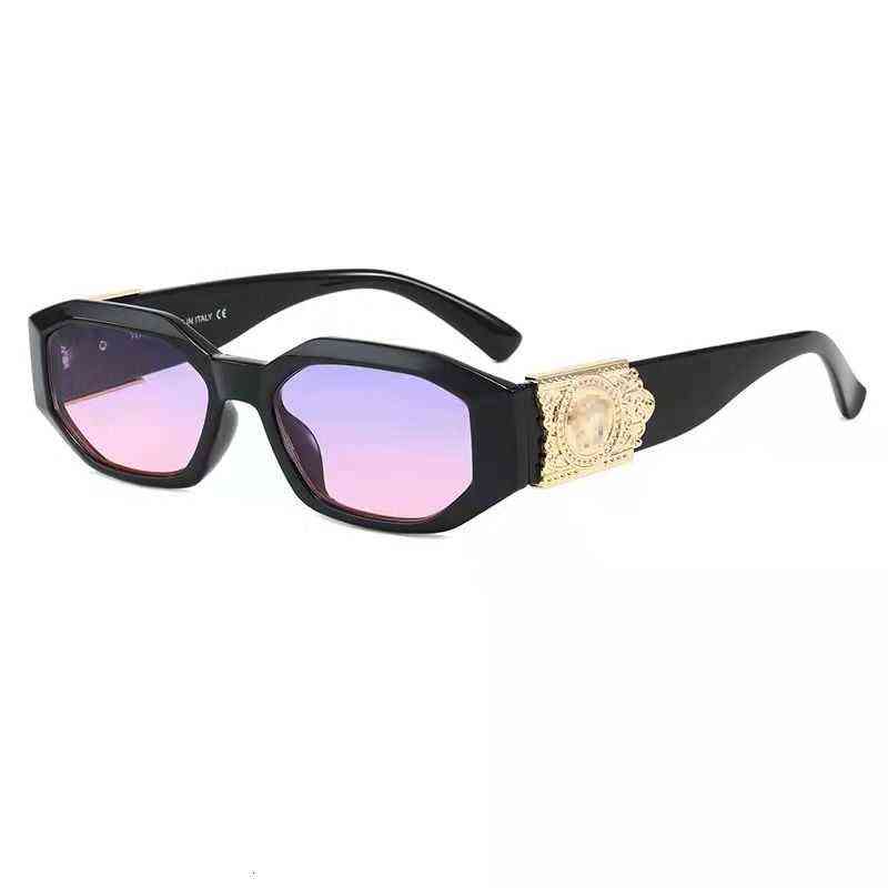 Lunettes de soleil de la mode printemps marques pour femmes hommes de créateur de marque vintage medusa tête luxe verres de soleil femme rétro UV