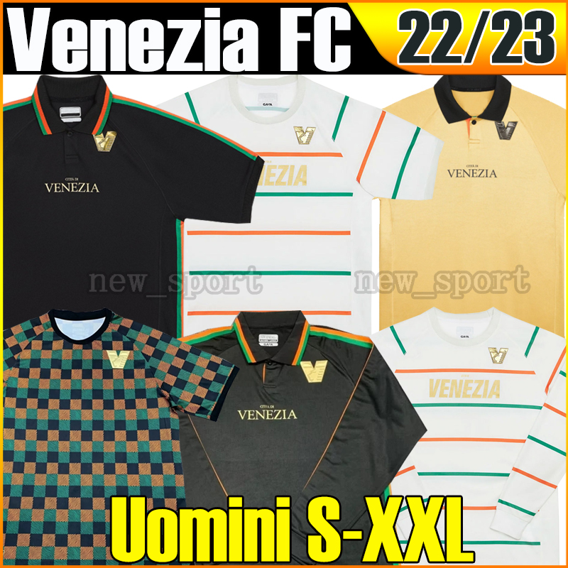 

22 23 Venezia FC soccer Jerseys Venice ARAMU FORTE Fiordilino PERETZ HEYMANS CRNIGOI TESSMANN 2022 2023 MAZZOCCHI MARIANO Johnsen MenUomini S-XXL FOOTBALL SHIRTS, 22 23 home