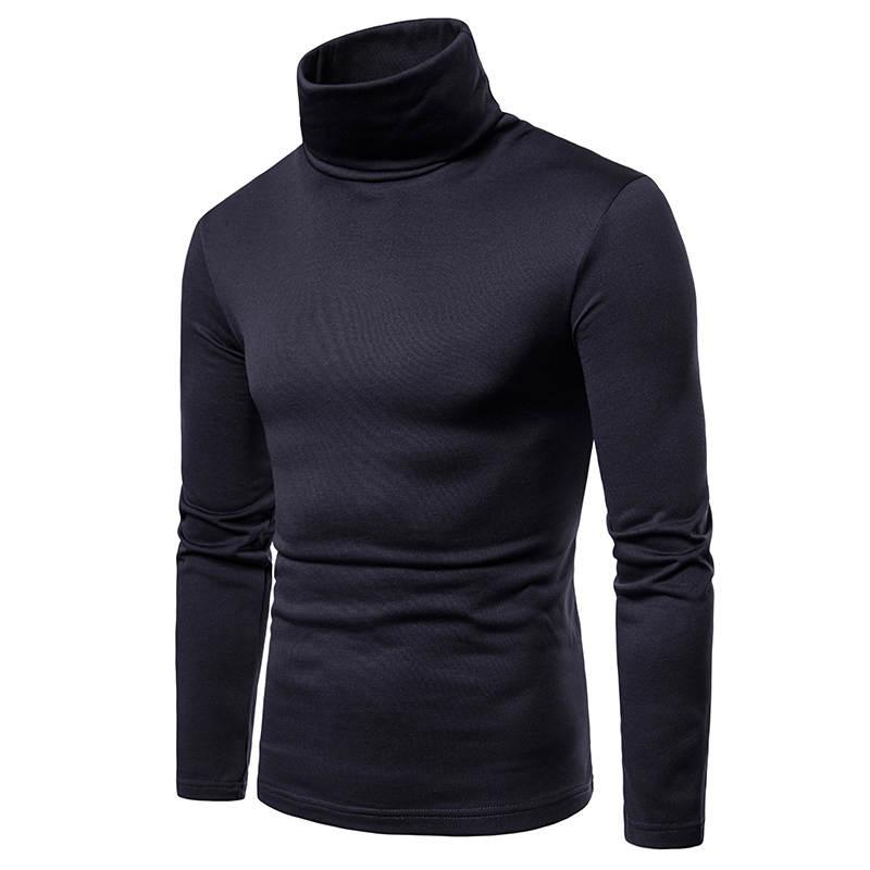 

Men's Sweaters Men's Winter Mens Fashion And Pullovers Men Brand Sweater Male Outerwear Jumper Knitted TurtleneckMen's, Black