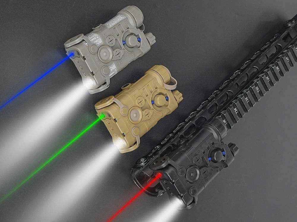 

Tactical Airsoft peq15 Gun Lights L3 NGAL Peq Laser Red Dot/Green/Blue/White light/Srtobe flashlight with Pressure Switch