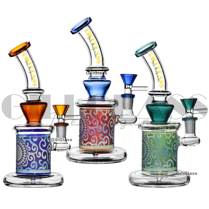 

Dab rigs color bong water pipe bongs caramel yellow beaker oil rig bubbler pipes heady wax rig with 14mm glass bowl quartz banger hookah