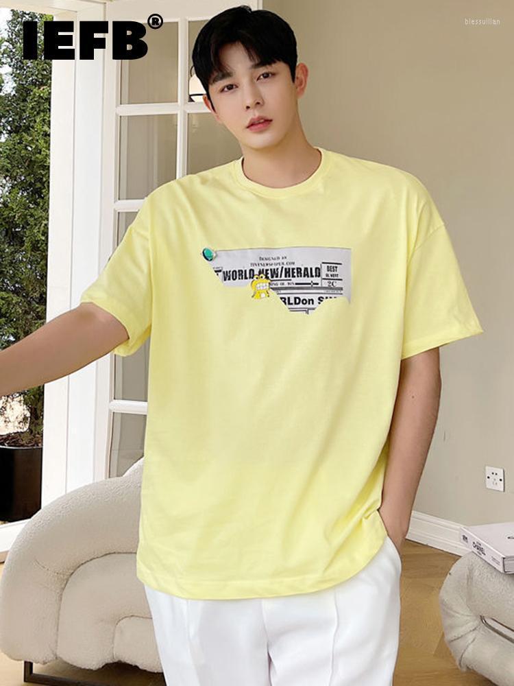 

Men's T-Shirts Men's Casual Short Sleeve Print T-Shirt Korean Loose Fashion 2022 Round Neck Male Tops 9A4069Men's Bles22, Gray
