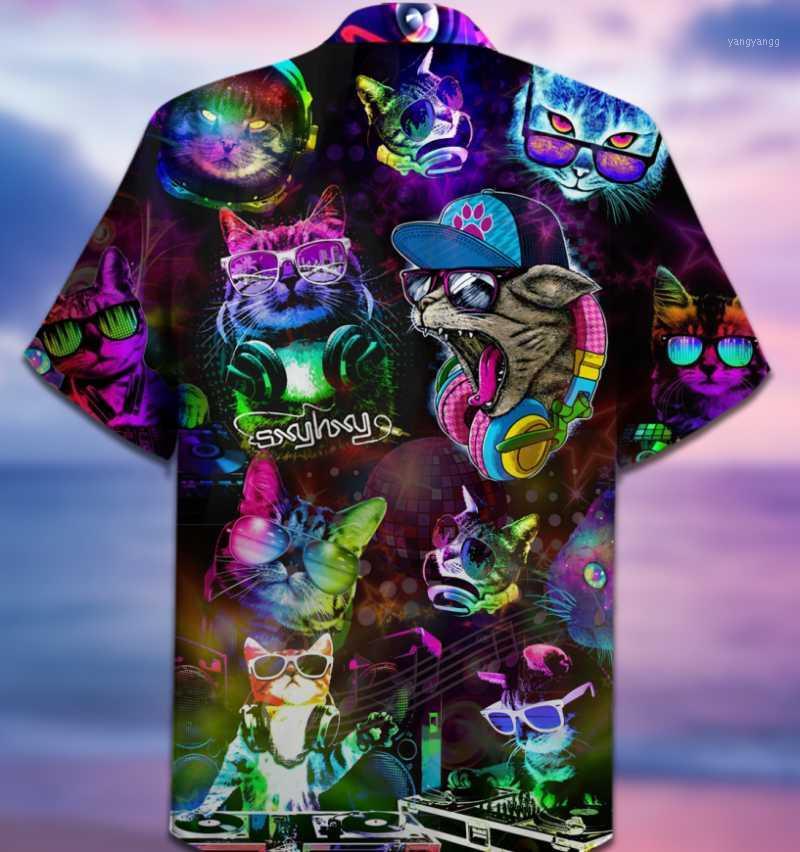 

Men' Casual Shirts 2022 Summer Fashion Trend Loose And Comfortable Personality Custom 3D Printing Oversive Shirt Drop, An1012