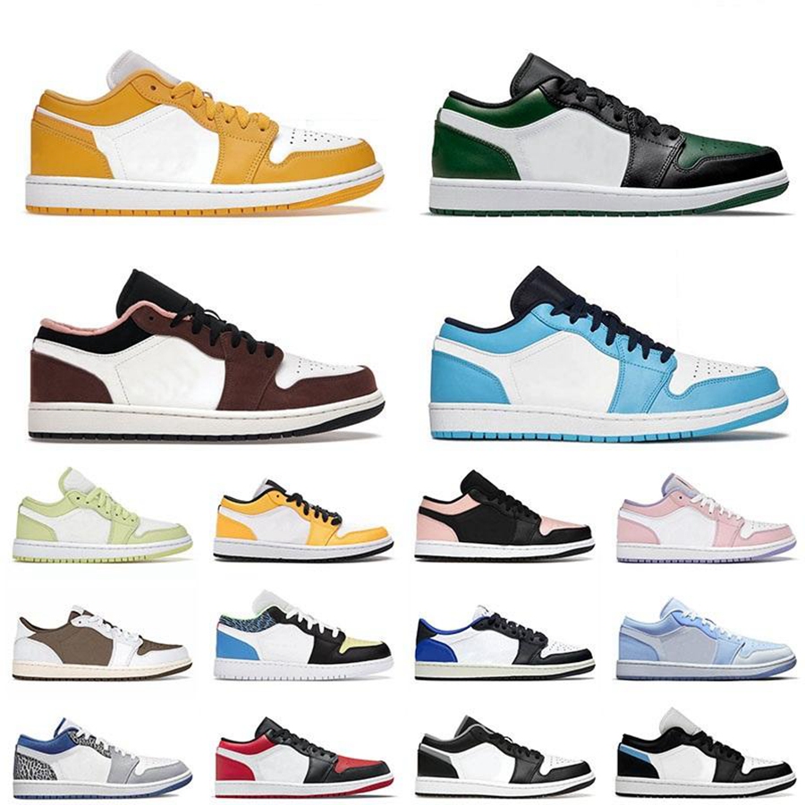 

Low Fashion Basketball Shoes 1 1s Wolf Smoke Grey Retro Mocha Black Toe Mens Women Designer Sports Fragment SE Silver Toe Game Royal Gym Red Jumpman Trainers 5.5-11, 16