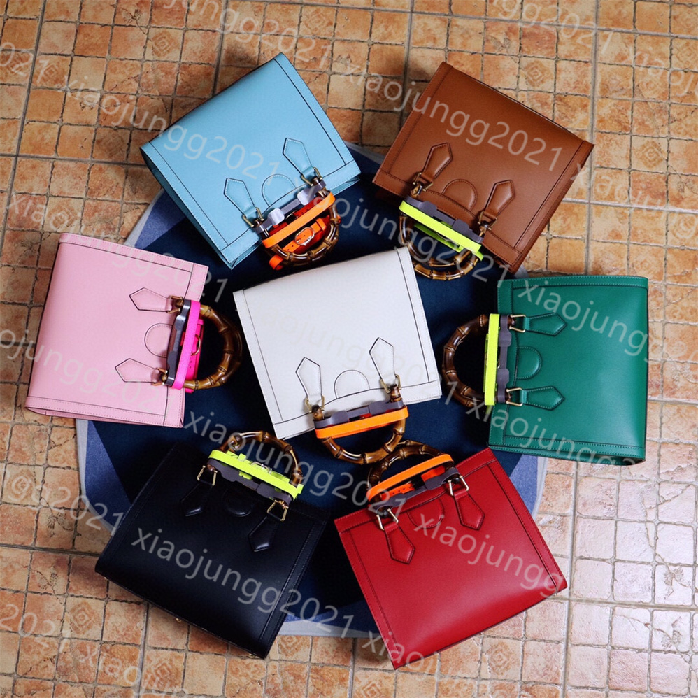 

5A bamboo bag luxury designer brand fashion shoulder strap handbag high quality women's handbag chain mobile phone bag wallet straddle Metal Vintage handbag, Box