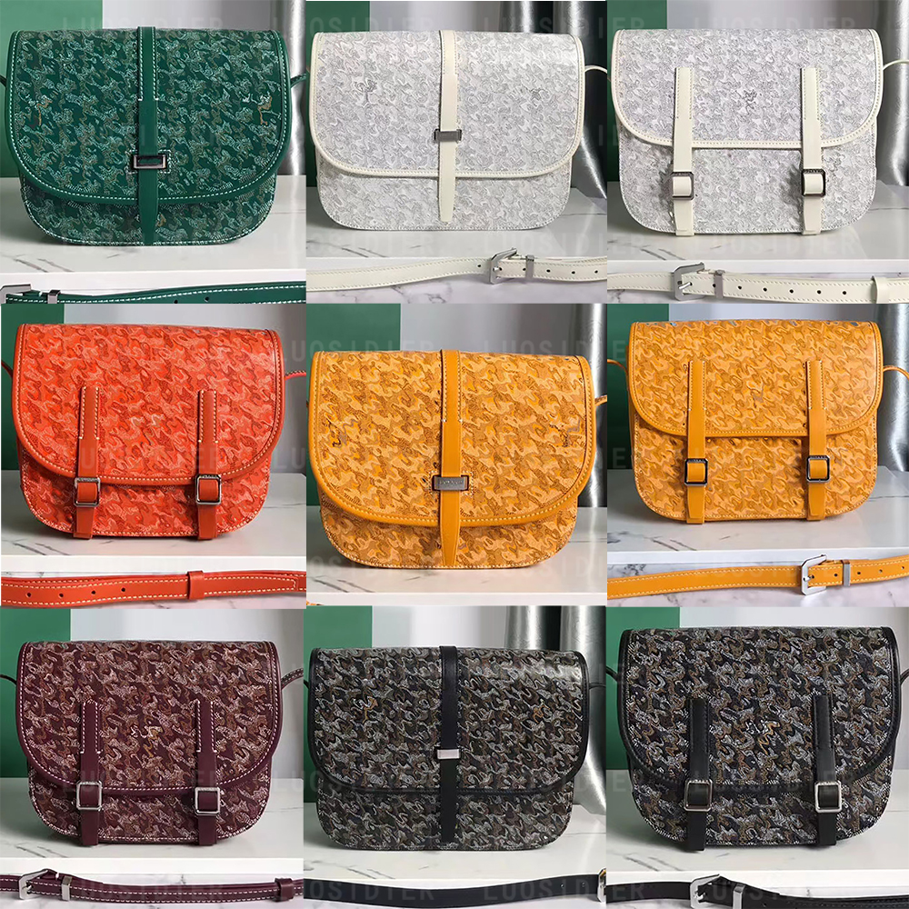 

belvedere mm pm bag new goya buckle postman Leather Messenger bag crossbody women's tote A0p4#, Customize