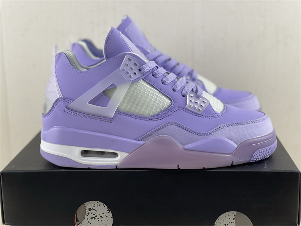 

Jumpman J4 4 Mens Basketball Shoes 4s Purple Pink Blue Green Men Womens Trainers Outdoor Sports Sneakers Chaussures, Only box we dont ship