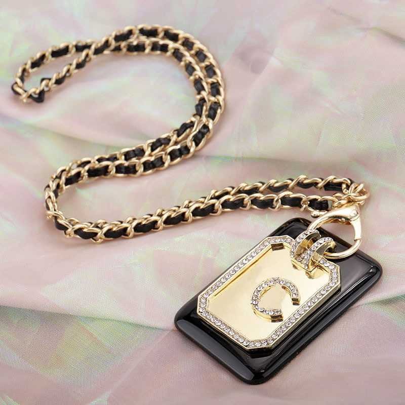 Luxe Mode Collier Ras Du Cou Designer Bijoux De Mariage Diamant Plaqué Or 18K Platine Lettre Pendentifs Chaînes Colliers 070202CY