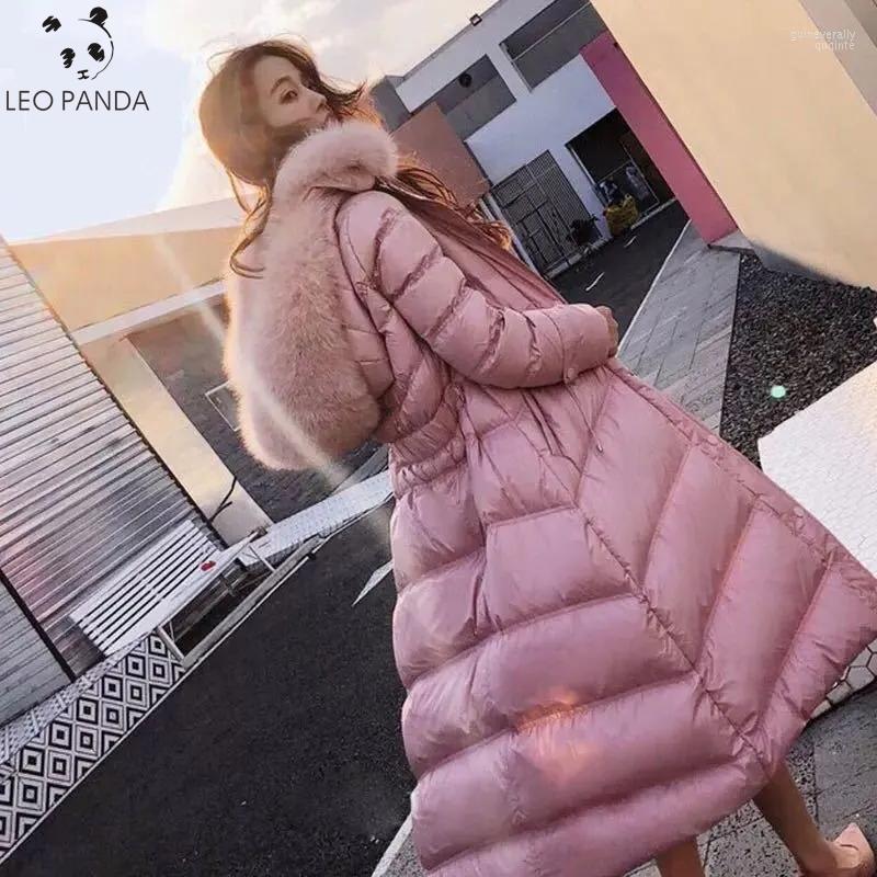

Women's Down & Parkas 2022 Winter Jacket Women X-Long Thick Warm Solid Hooded Slim Fashion 90% White Duck Coat Plus Size Clothes Parka Guin2, Beige