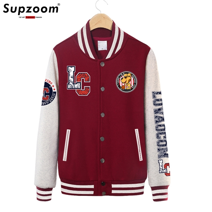 

Arrival Patchwork Pattern Open Stitch Cotton Casual Print Men Baseball Jacket Winter Of Female Students Cardigan Coat 220816, See chart