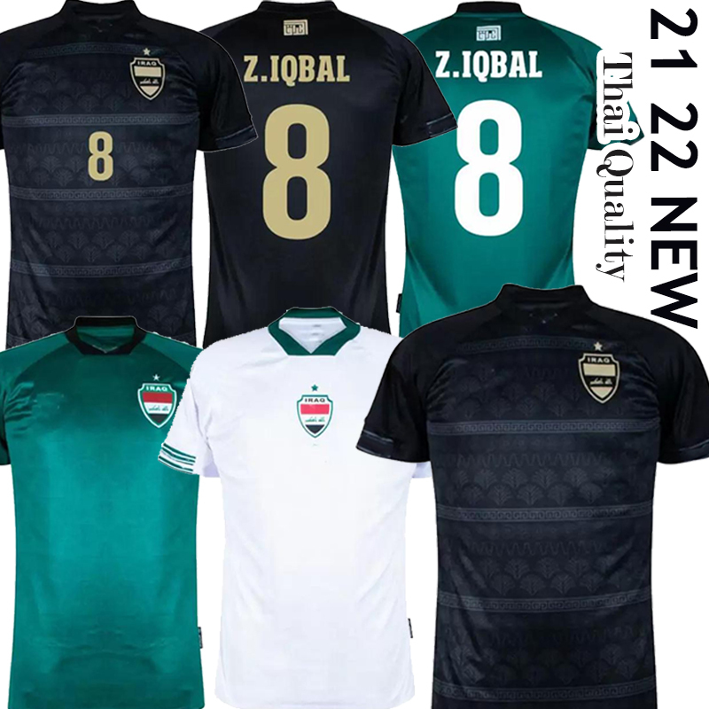 

21/22 Iraq soccer jerseys Z.Iqbal JOAO FELIX Bernardo B.FERNANDES Diogo J. NEVES national team Camisa de futebol football shirts, Yilake 21-22 third