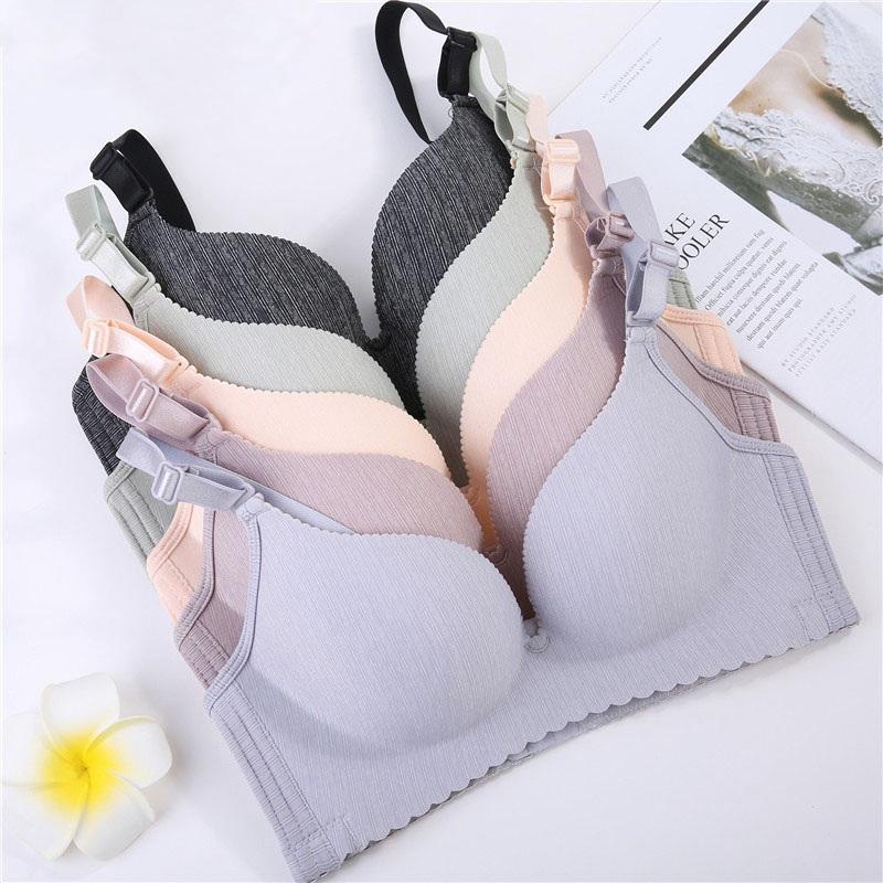 

Bras Sexy Deep V Cup For Women Push Up Lingerie Seamless Bra Wire Free Bralette Backless Intimates Underwear, Black
