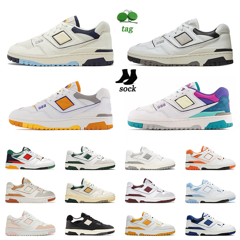 Fashion New 550 B550 Platform Casual Shoes Men Women BB550 Lakers Pack Rich Paul Dore White Green Pink Grey Cream Black Red Navy Skate Sneakers S