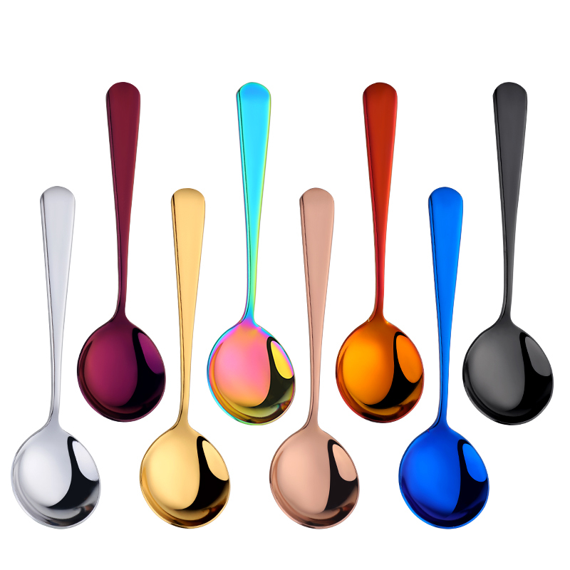 

top seller tableware Professional Coffee Cupping Spoon Stainless Steel Round With Custom