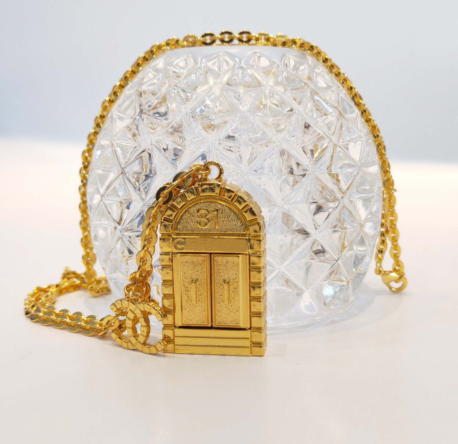 

2022 Top quality Charm door shape penant long necklace and wait belt in 18k gold plated for women wedding engagement have box stap PS7974