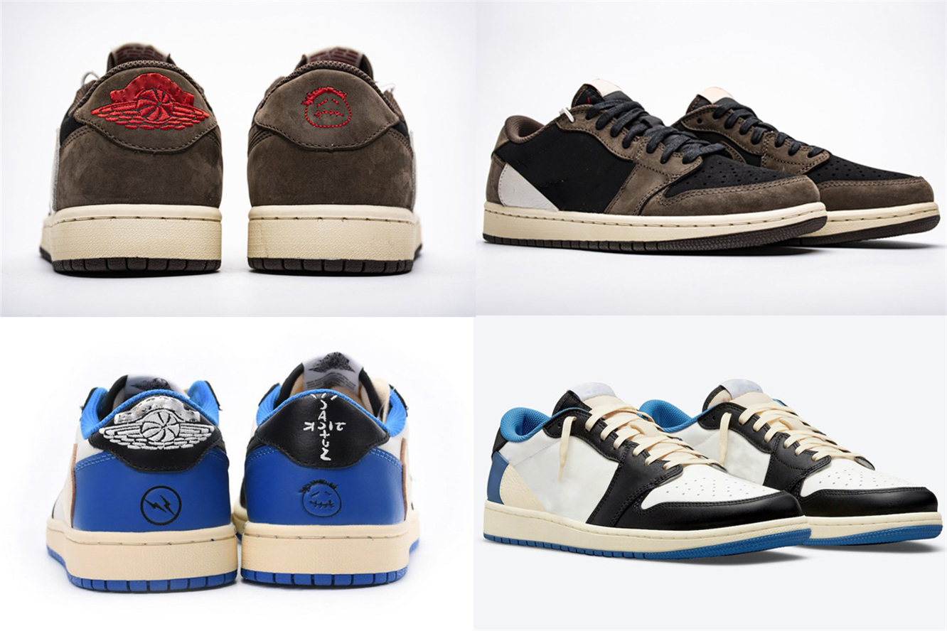 

Authentic Fragment 1 Low Military Blue Basketball Shoes Cactus Jack High Dark Mocha Black Phantom WMNS Olive Brown PlayStation Sail Suede Shy Pink Sneakers With Box, Don't order it