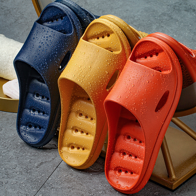 

A025 Slippers Women Summer Shoes Indoor Sandals Slide Soft Non-Slip Bathroom Platform Home Slippers, As photo