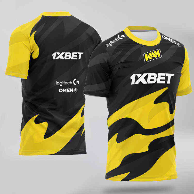 

T-shirt Natus Vincere Esports Team T Shirt Game Csgo Pro Player Streetwear Uniform Custom Id Men Women Tees Jersey High Quality Correct Version For Outdoor Recreation