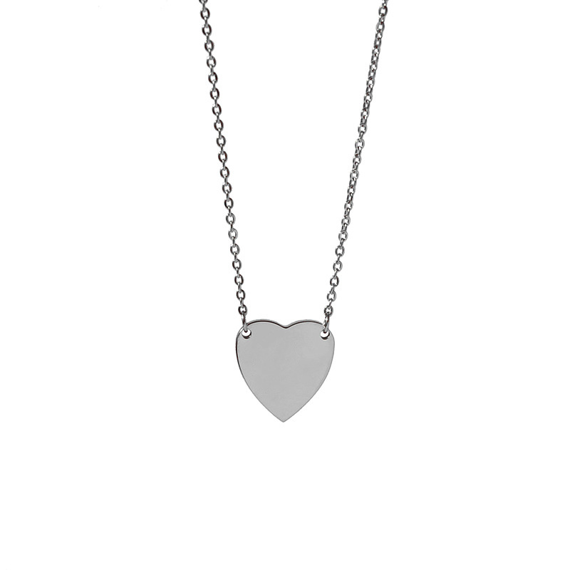 

Fashion Style Pendant Necklaces Lady 316L Titanium steel Engraved Letter 18K Plated Gold designer Necklaces Earrings With Single Heart 19lb H1
