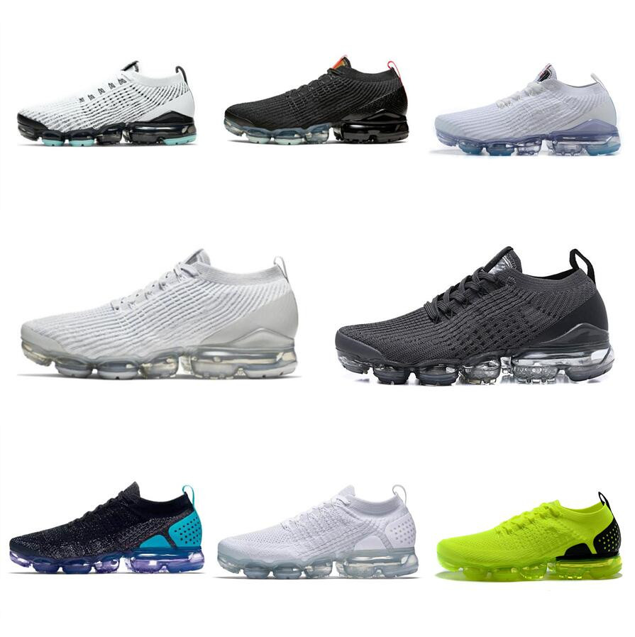 

Newest FK-2019 Fly 2.0 Knit 3.0 Running Shoes Triple Black White Pure Platinum Obsidian CNY Mens Designers Sneakers Breathable Womens casual outdoor Trainers, Bubble bag