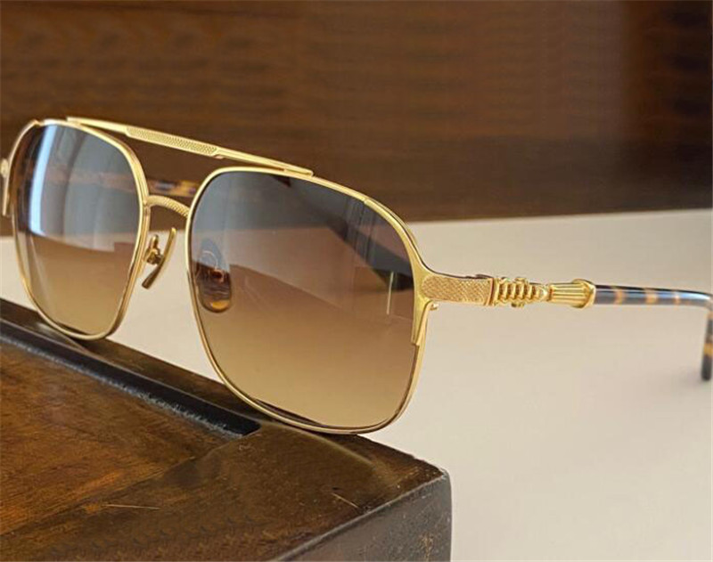 

New fashion design men sunglasses PAINAL square metal frame retro versatile and popular style outdoor uv400 protective glasses