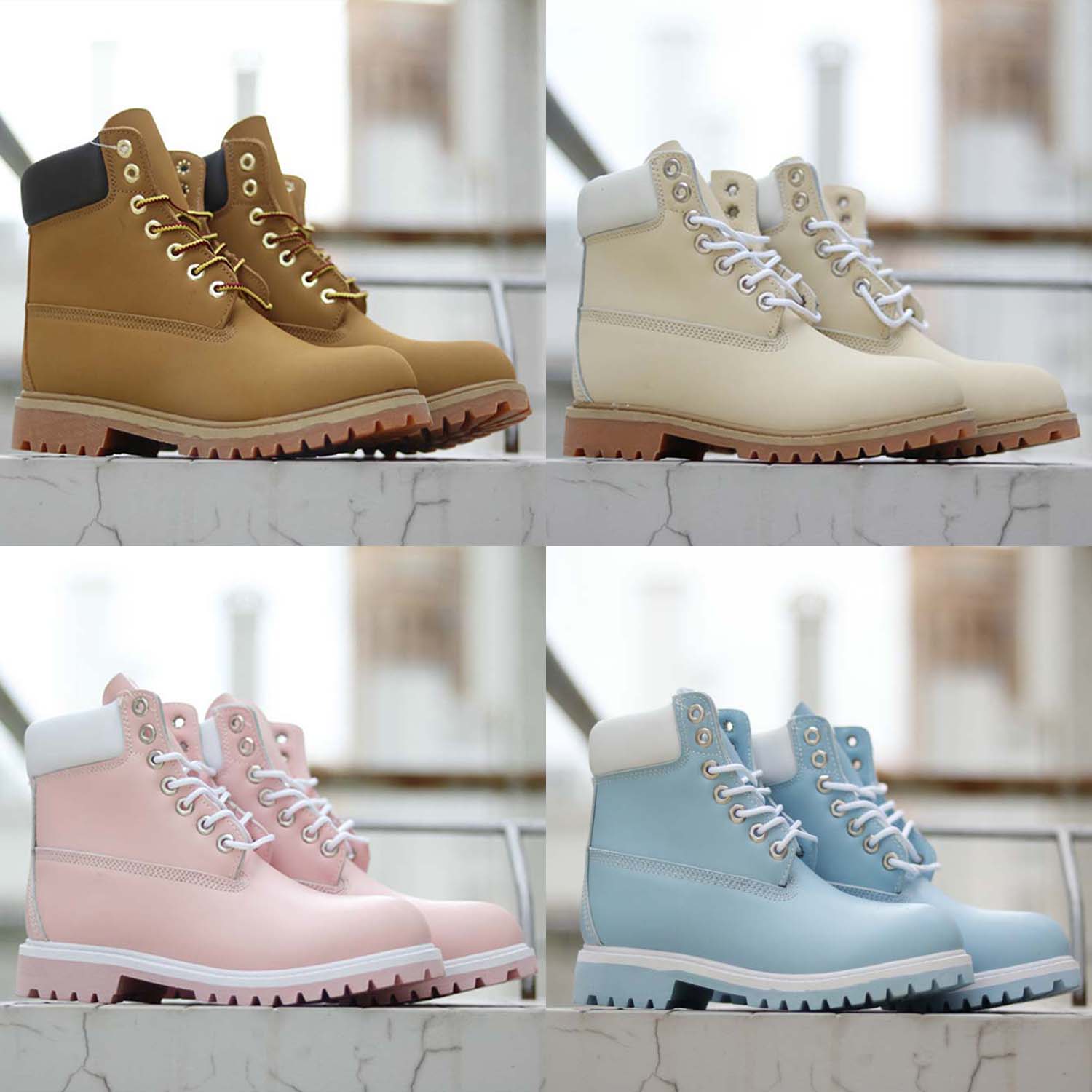 

Big Yellow Boots Lady's Martens Spring and Autumn single boots Leather thick sole 2022 New British summer thin breathable ankle boot, #21