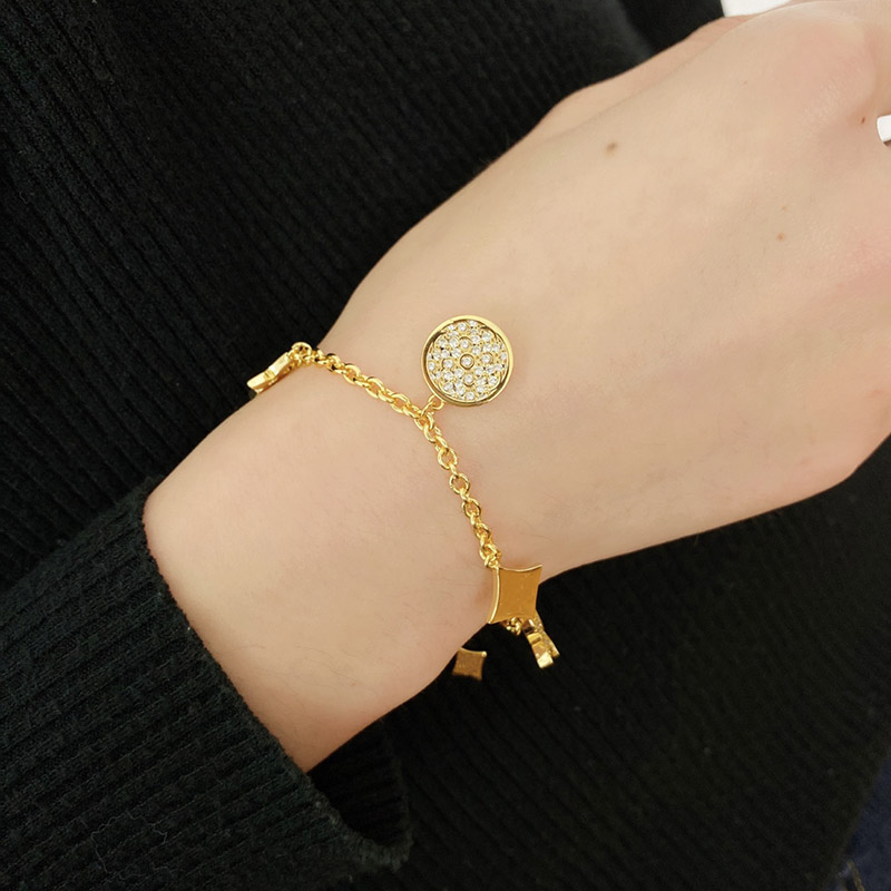 

Fashion Women Designer Bracelet Jewelry Luxury Diamond Bracelets For Men Love Bangles Silver Bangle Gold Chain Wedding Gift Letter L Box