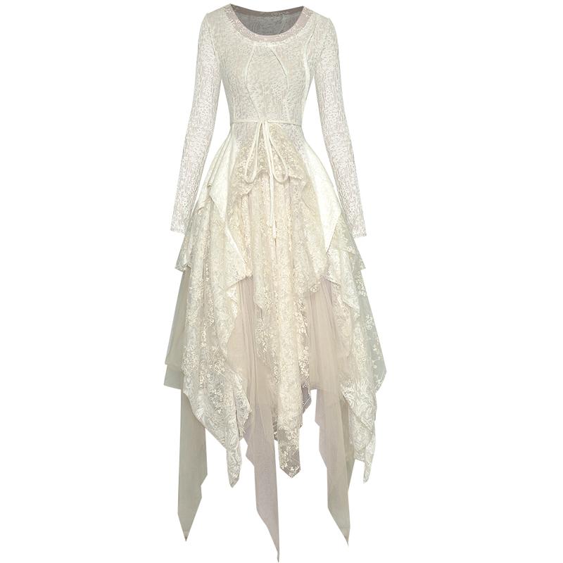 Robes décontractées designer piste de piste printemps automne femme sexy mode stretch de haute qualité