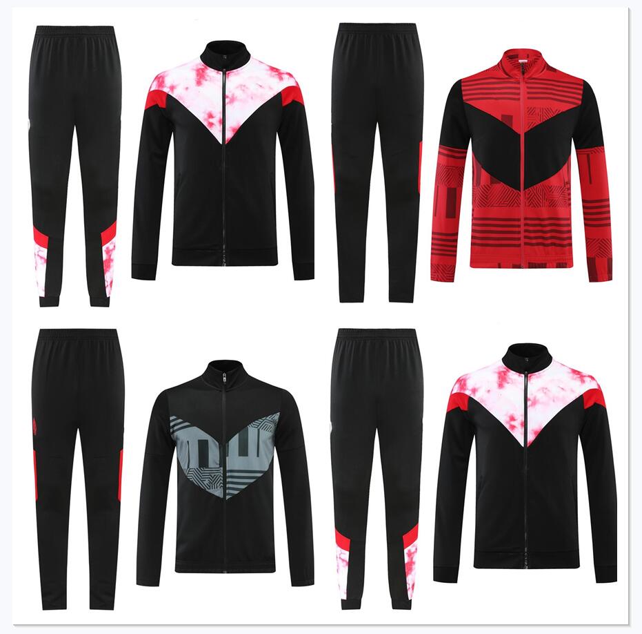 

AC Jacket IBRAHIMOVIC Tracksuit 22 23 HIGUAIN BENNACER chandal 2023 PAQUETA Soccer Jersey training suits sports wear Milan, Red