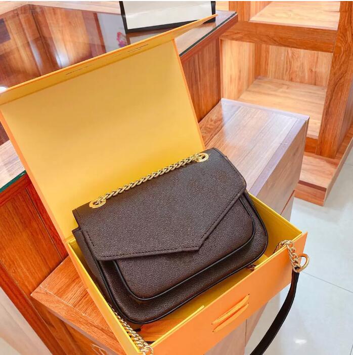 

Ladies Fashion Casual Designe Luxury PASSY Chain Bag Crossbody Shoulder Bags Messenger Bagss High Quality TOP 5A TOTES Handbag Purse Pouch wallet, Box