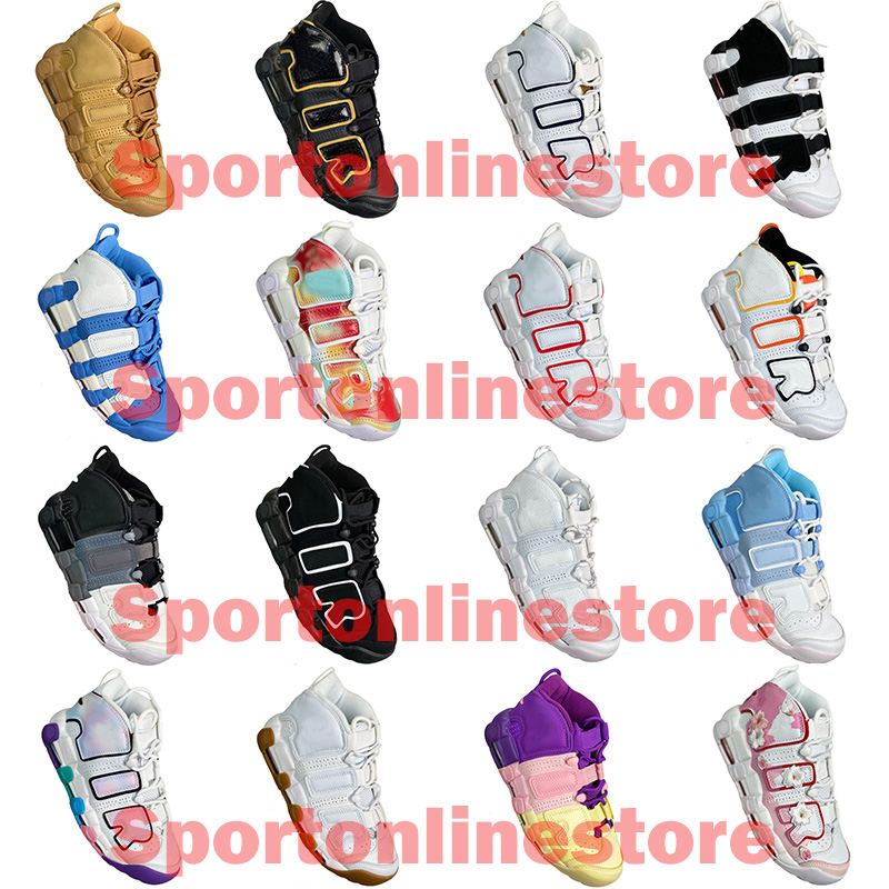 

Designer More Uptempos 96 Lifestyle Casual Basketball Shoes For Men Women Walking Fashion Outdoor Sports Sneakers Trainers White Green Scottie Pippen Free Ship, Color 23