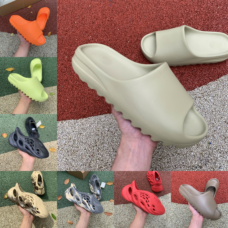 

Slides Slippers Desert Sand Summer Brown Flat Mens Women Earth Brown Beach Resin Slide Sandal Graffiti Bone Rubber MXT Moon Gray Mineral Blu, Black