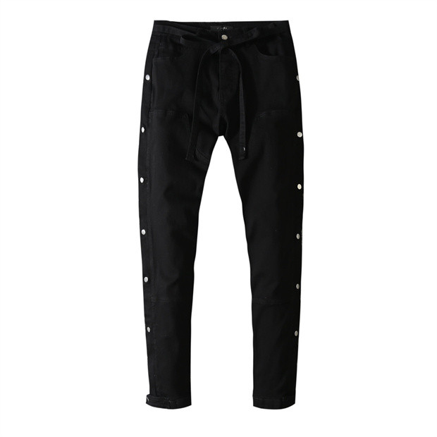 

Mens Jeans Multiple Styles Top Quality Spring Summer Thin Stretch Slim Skinny Business Casual Jean Fashion Clothing Size 28-38, Black p