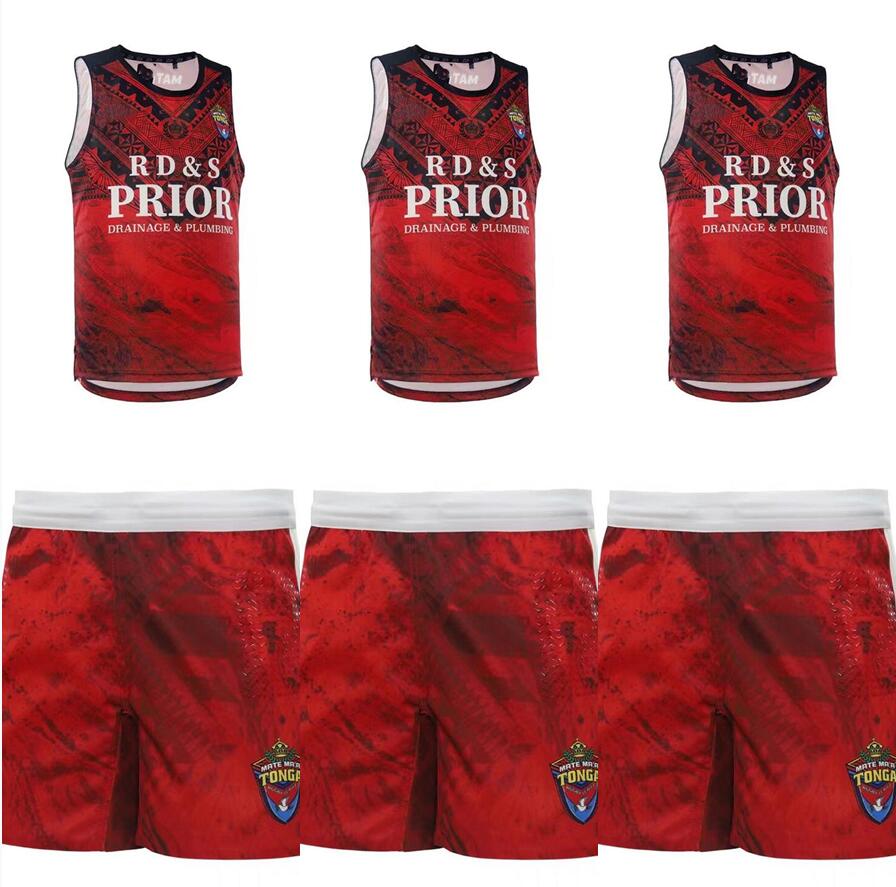 

S-3XL 2022 2023 TONGA rugby jersey Rugby shirt polo singlet jerseys shorts Training suit Fans Tops Tees, Bule